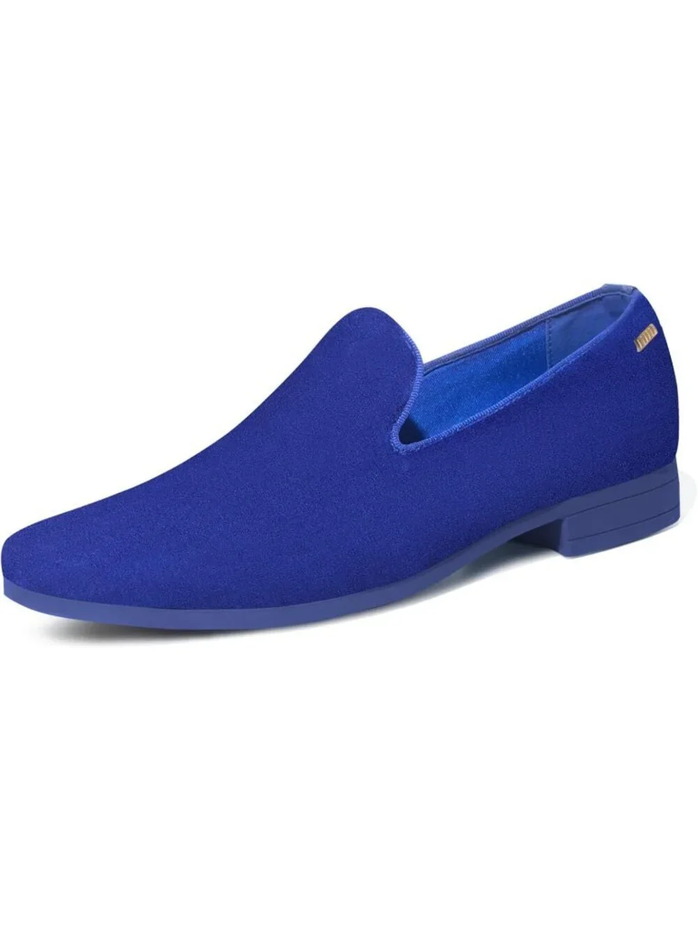UUBARIS Men's Blue West Velvet Loafers Slip On Tuxedo Fashion Style Shoes